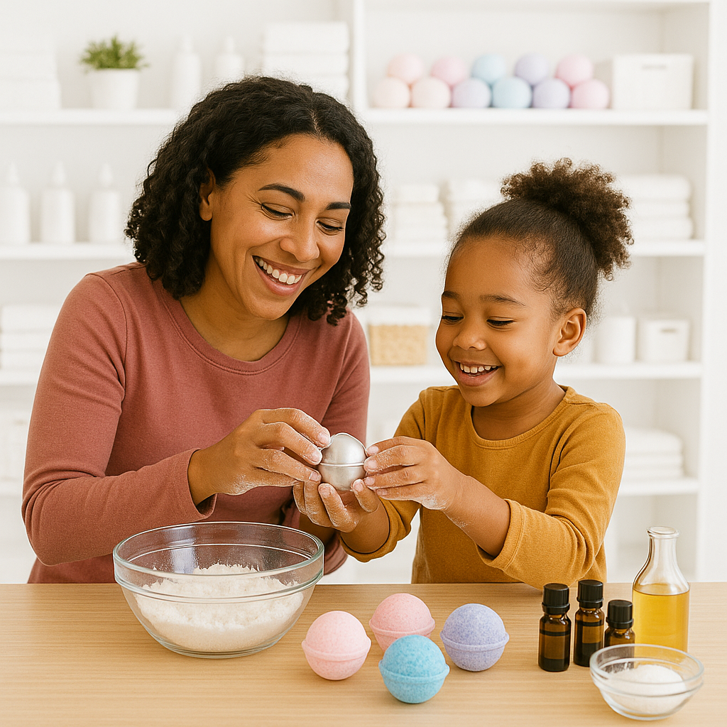 Mommy & Me Bath Bomb Making