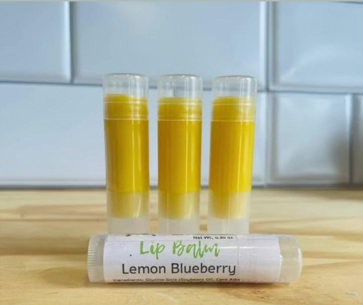 Lemon Blueberry Lip Butter