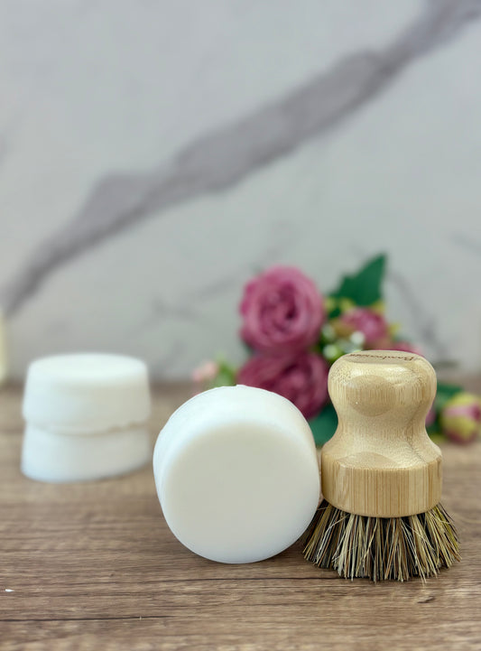 Solid Dish Soap + Brush Gift Set