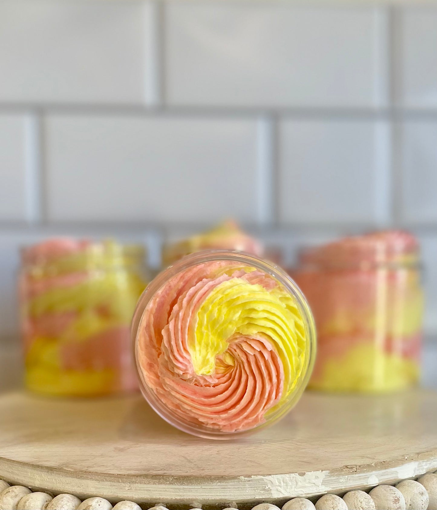 Raspberry Lemonade Whipped Soap