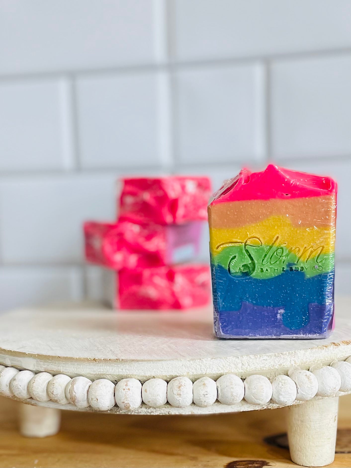 Rainbow Love Artisan Soap Bar