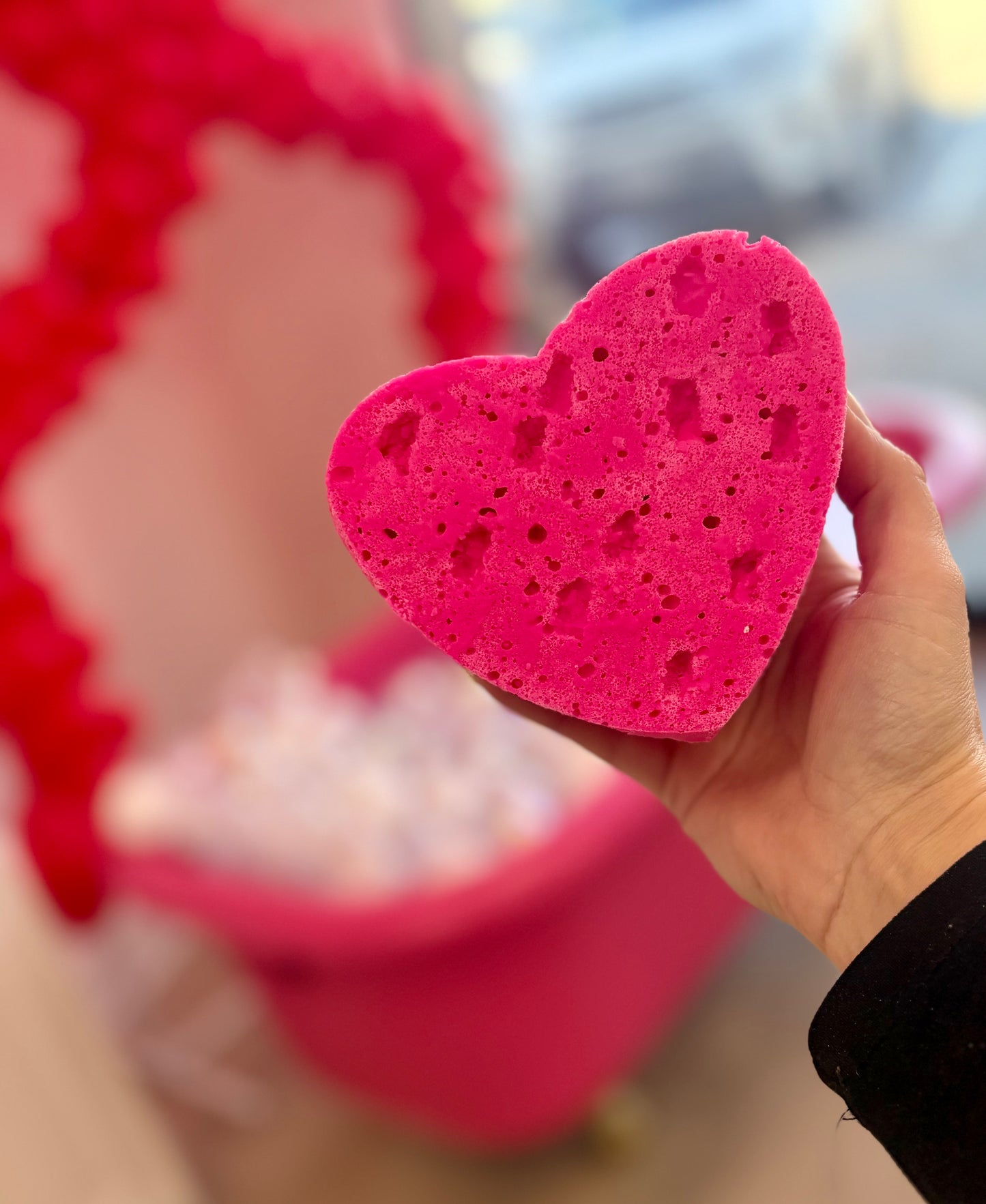 Berry Sweet Heart Soapy Sponge