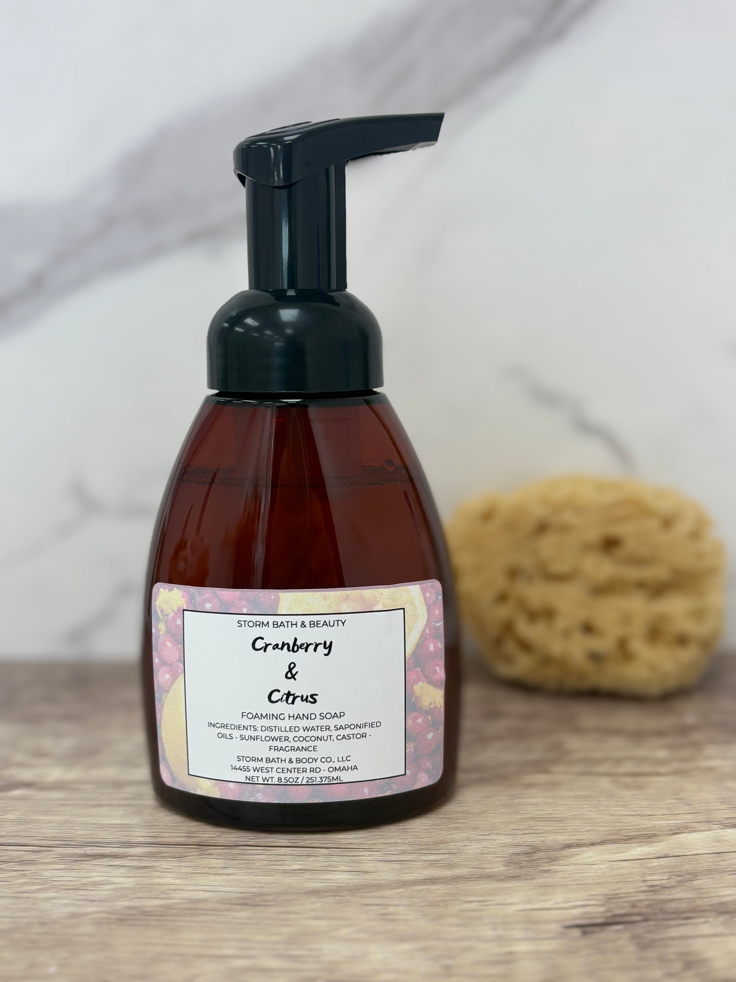 Cranberry & Citrus Foaming Hand Soap – Bright & Refreshing Hand Wash