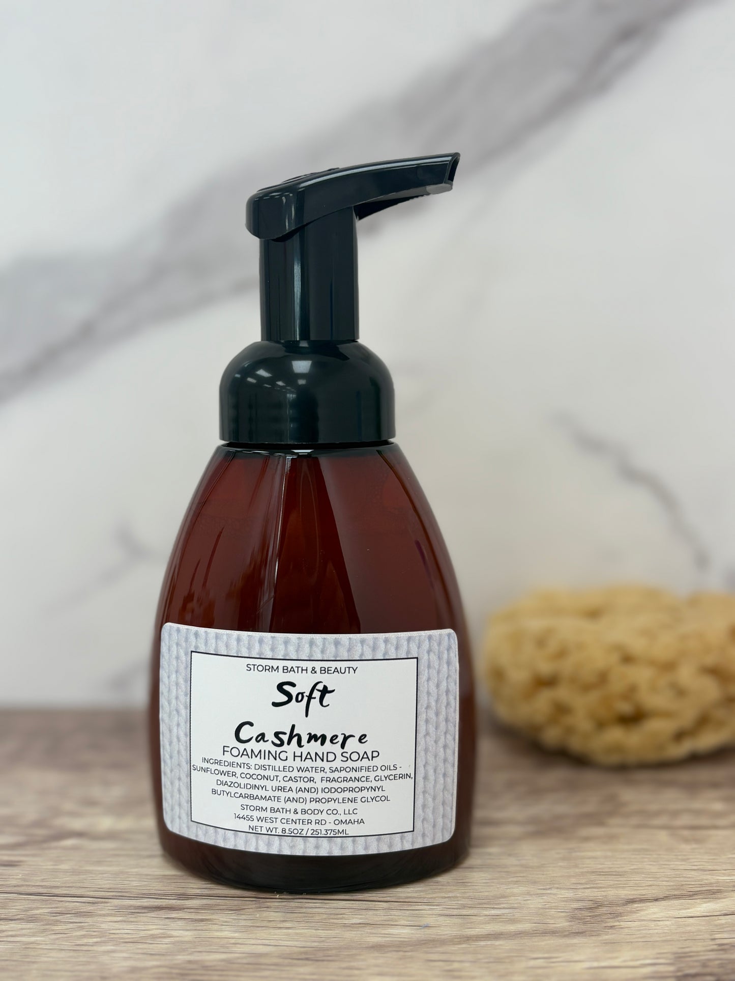 Soft Cashmere Foaming Hand Soap – Gentle Moisturizing Soap with Warm Vanilla & Musk