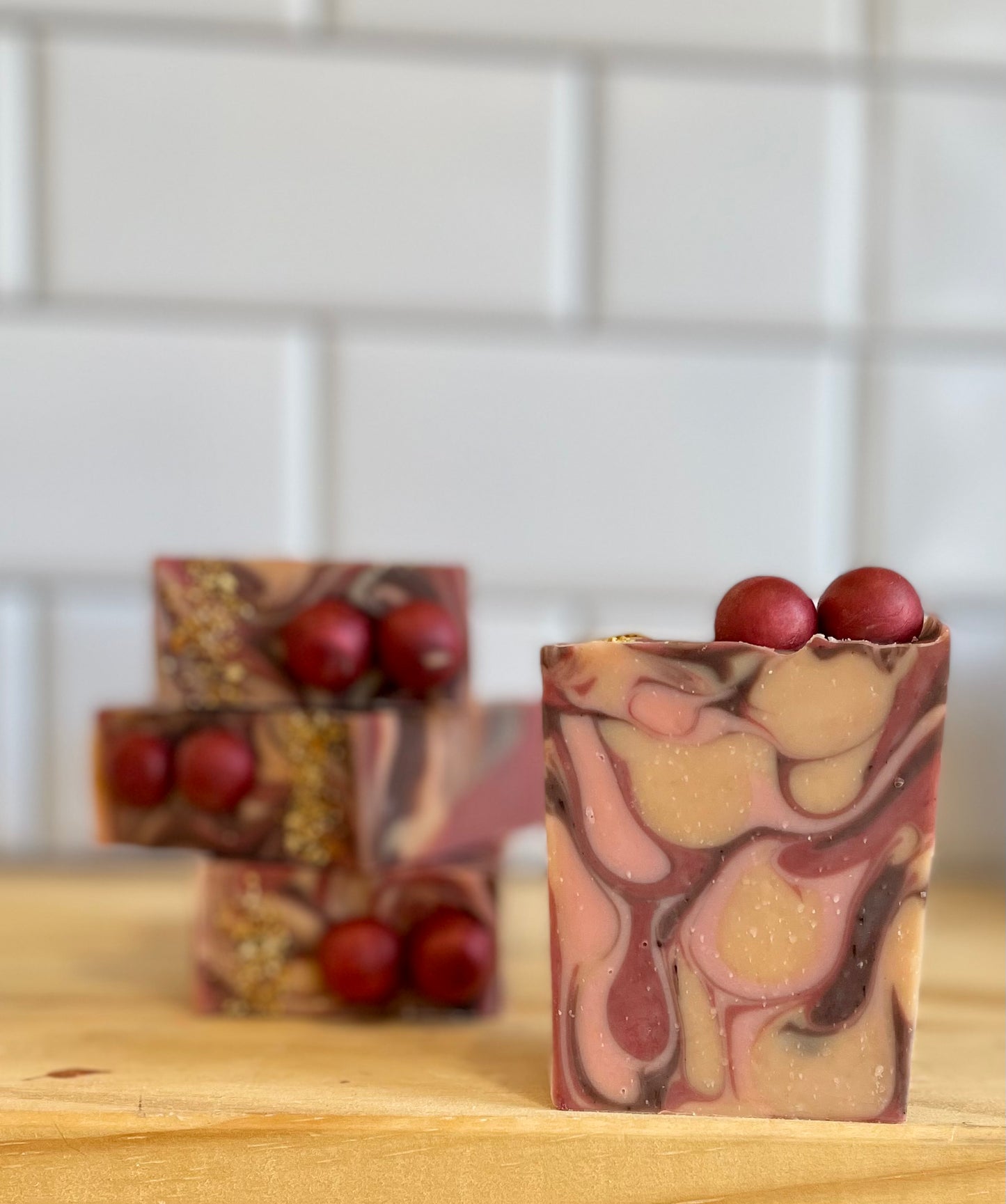Autumn Market: Cranberry Orange Artisan Soap