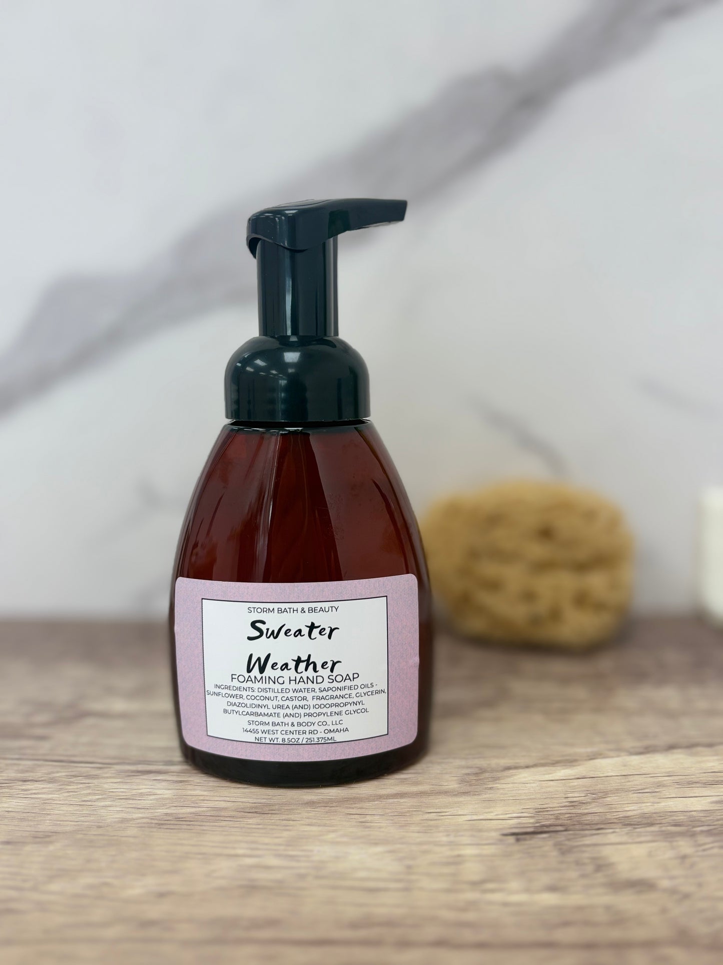Sweater Weather Foaming Hand Soap – Crisp Fall Scented Soap with Coconut & Sunflower Oil
