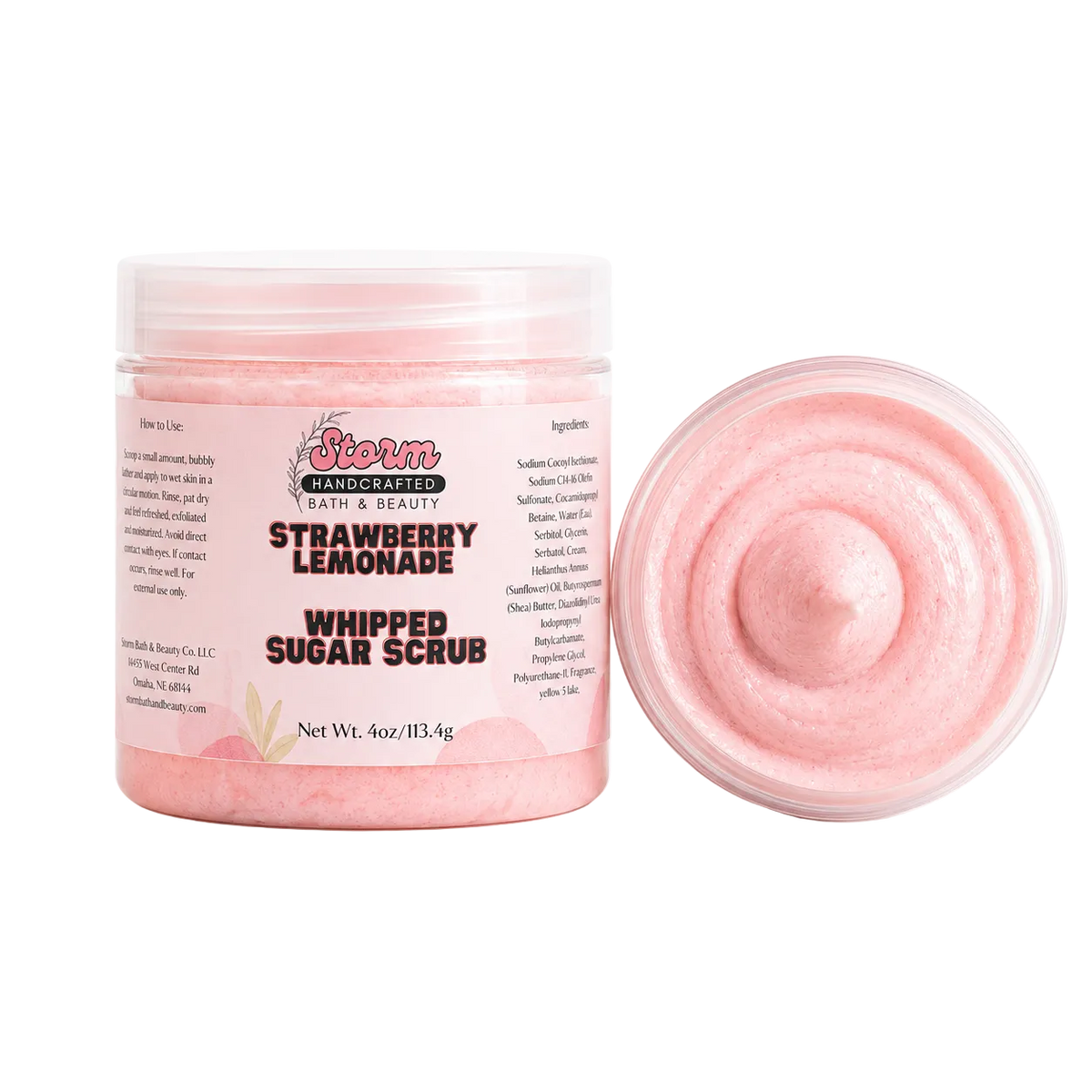 Strawberry Lemonade Whipped Scrub