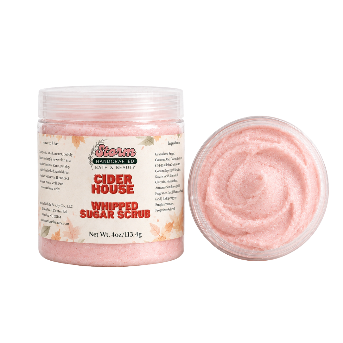 Cider House Whipped Sugar Scrub | Crisp Apple + Warm Spice