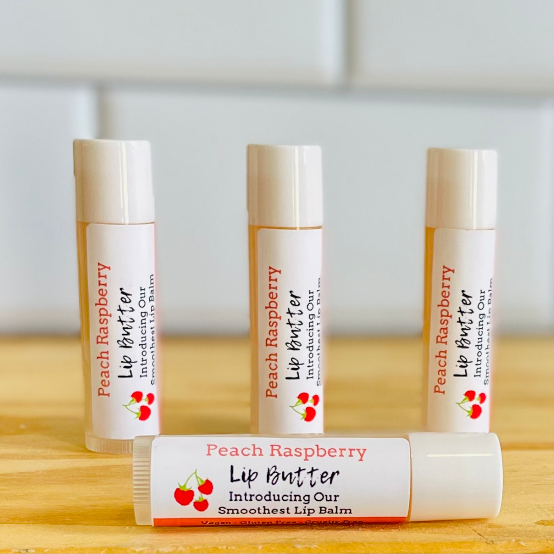 Peach Raspberry Lip Butter