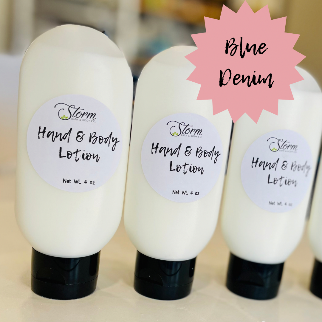 Hand & Body Lotion - Blue Denim