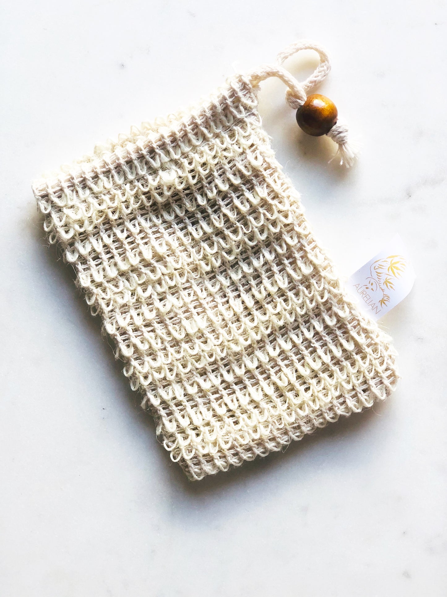 Sisal Soap Sack - Soap Saver Bag- Natural Exfoliating for smoother skin