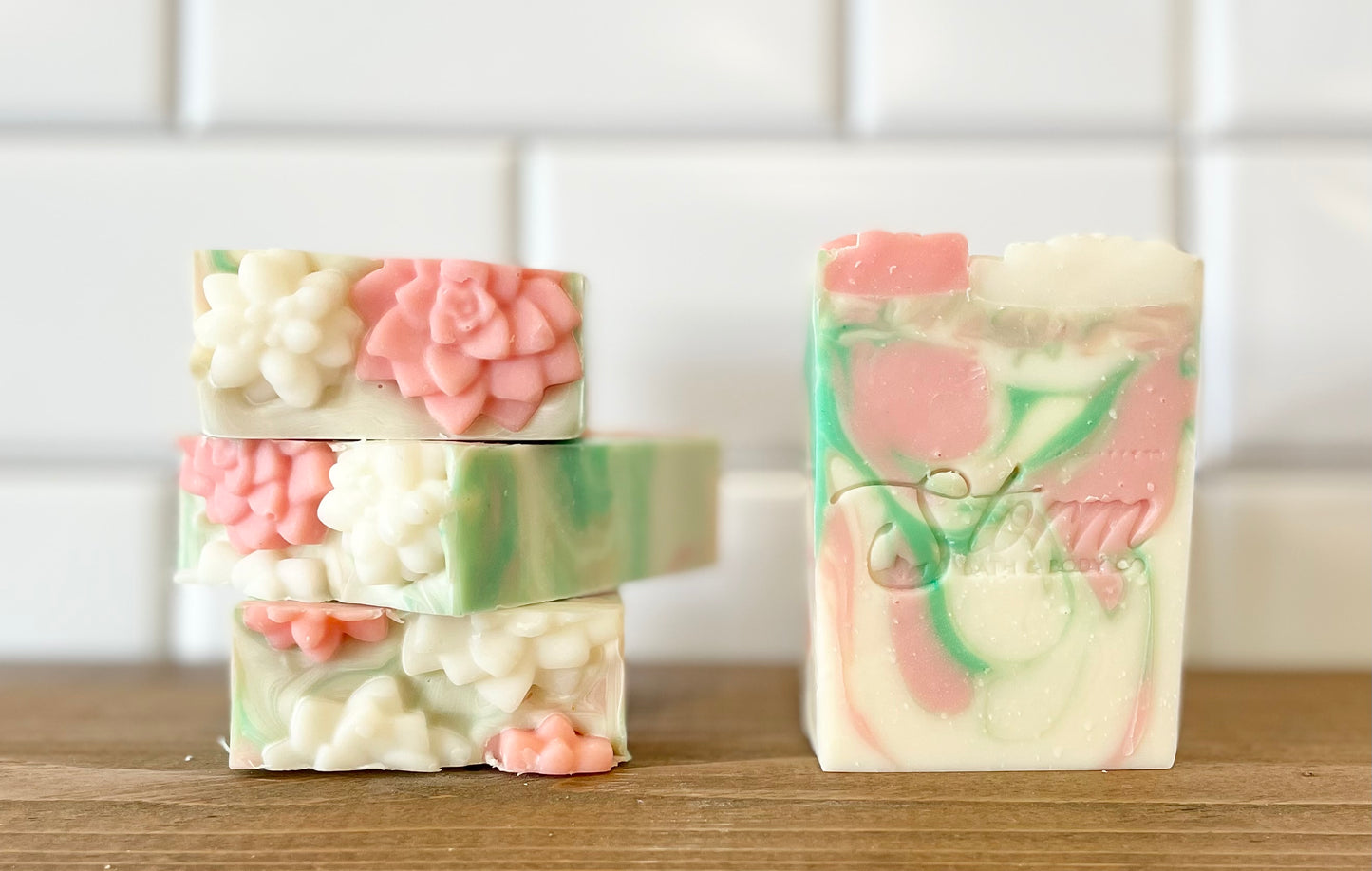 Winter Succulent Artisan Soap