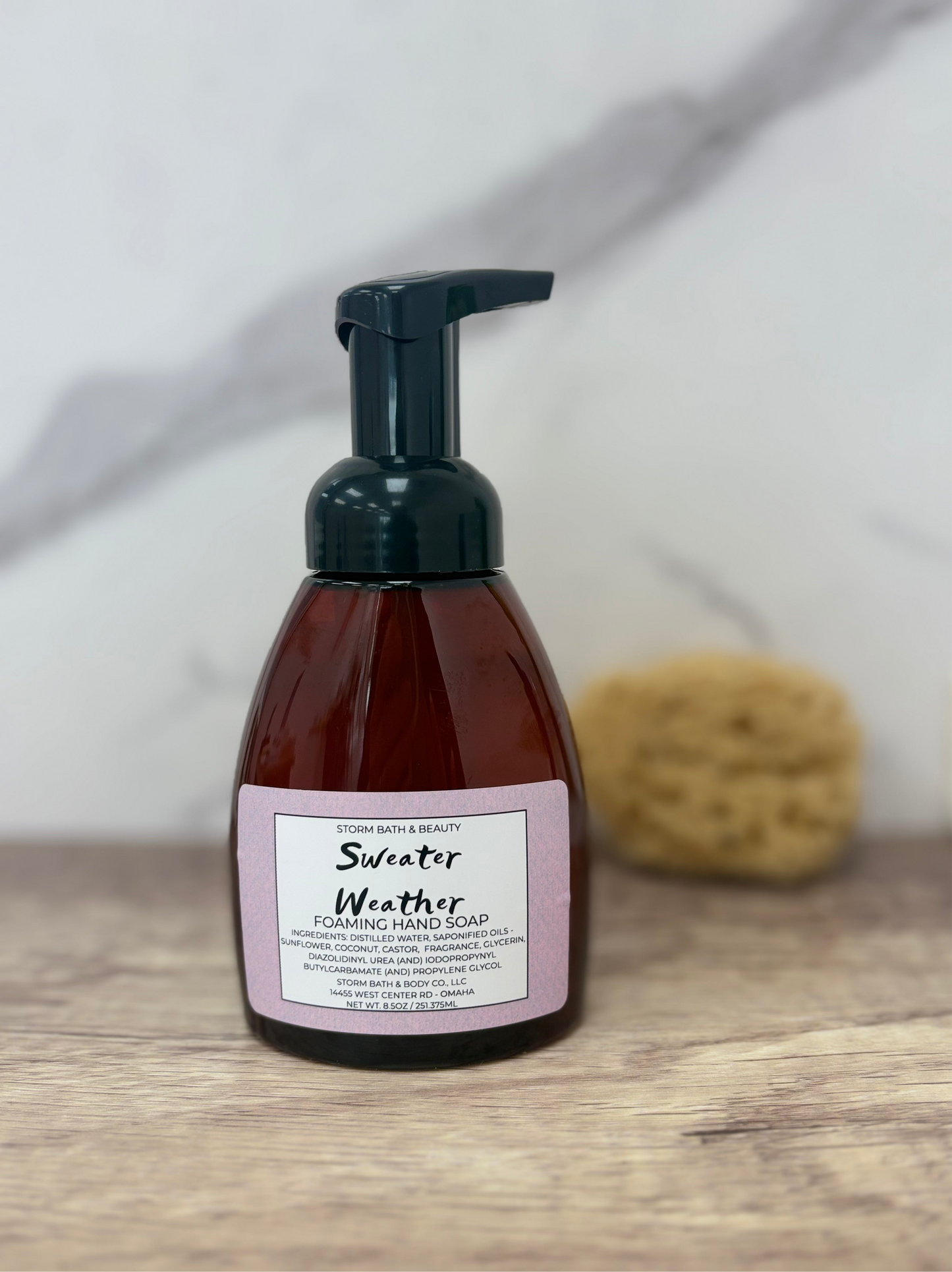 Sweater Weather Foaming Hand Soap – Crisp Fall Scented Soap with Coconut & Sunflower Oil