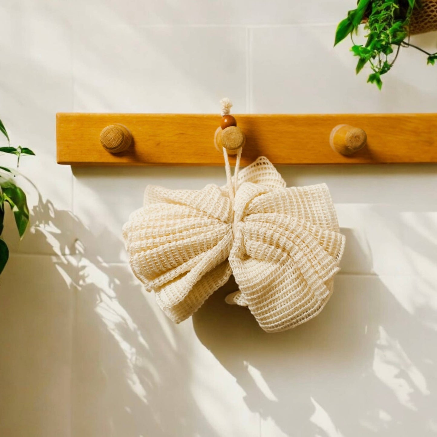 Shower Pouf | Ramie Exfoliating Sponge | Earth Day