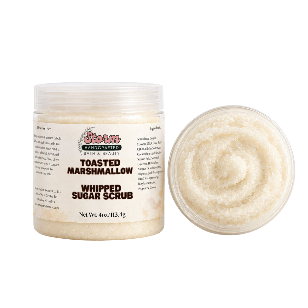 Toasted Marshmallow Whipped Sugar Scrub | Toasted Sugar + Vanilla