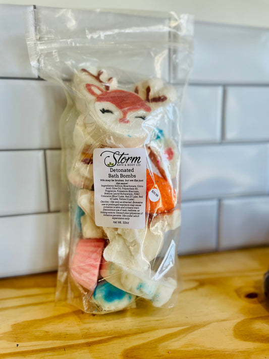 Detonated Bath Bombs - Bag of Bath Bomb Bits & Pieces