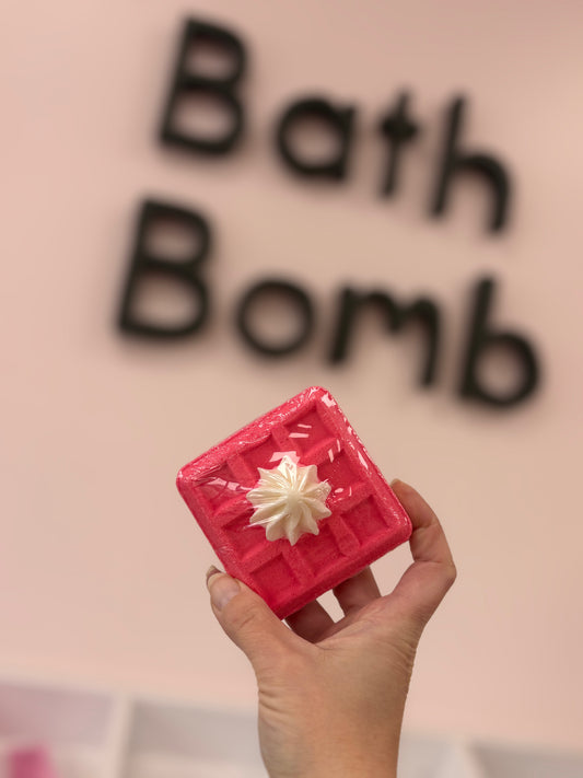 Sweet Strawberry Waffle Bath Bomb