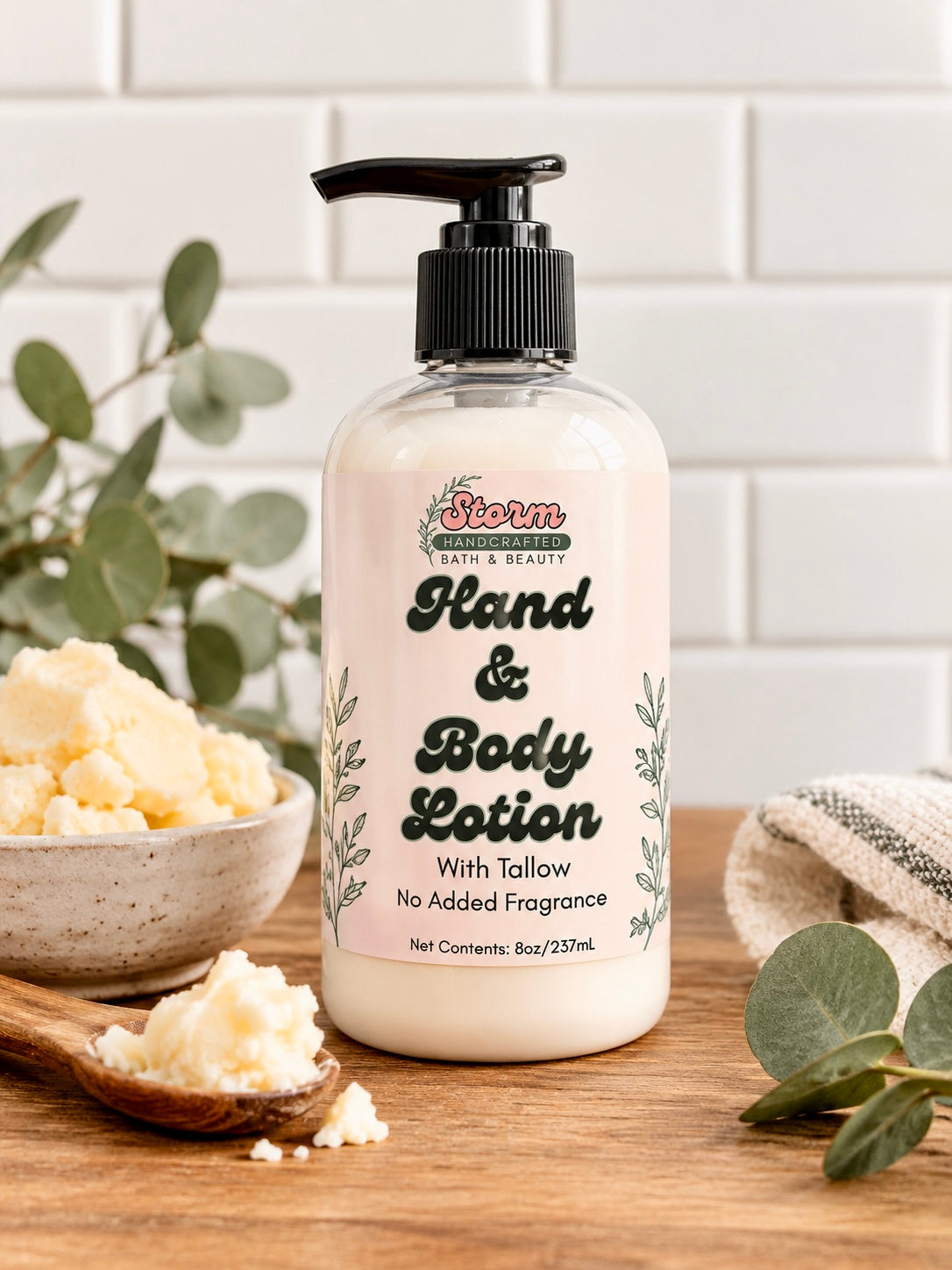 Hand & Body Lotion with Tallow