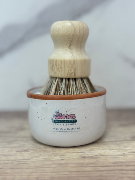 Eco-Friendly Solid Dish Soap Bar – Unscented & Plastic-Free - Packaged in Reusable Dish