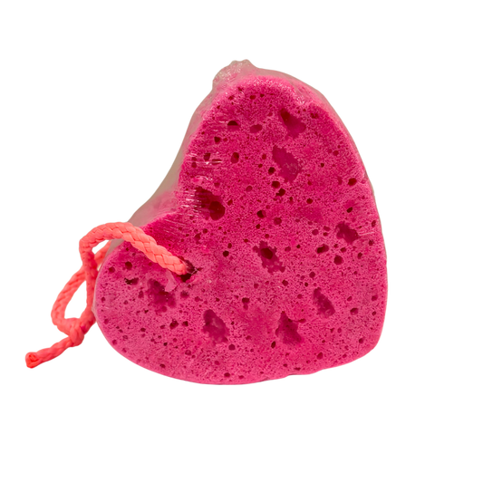 Berry Sweet Heart Soapy Sponge