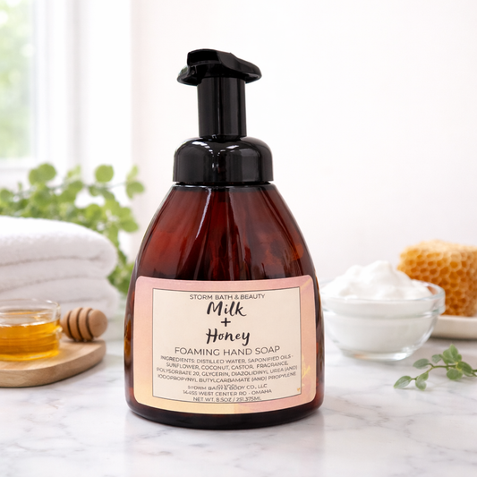 Milk + Honey Foaming Hand Soap – Gentle Moisturizing Soap