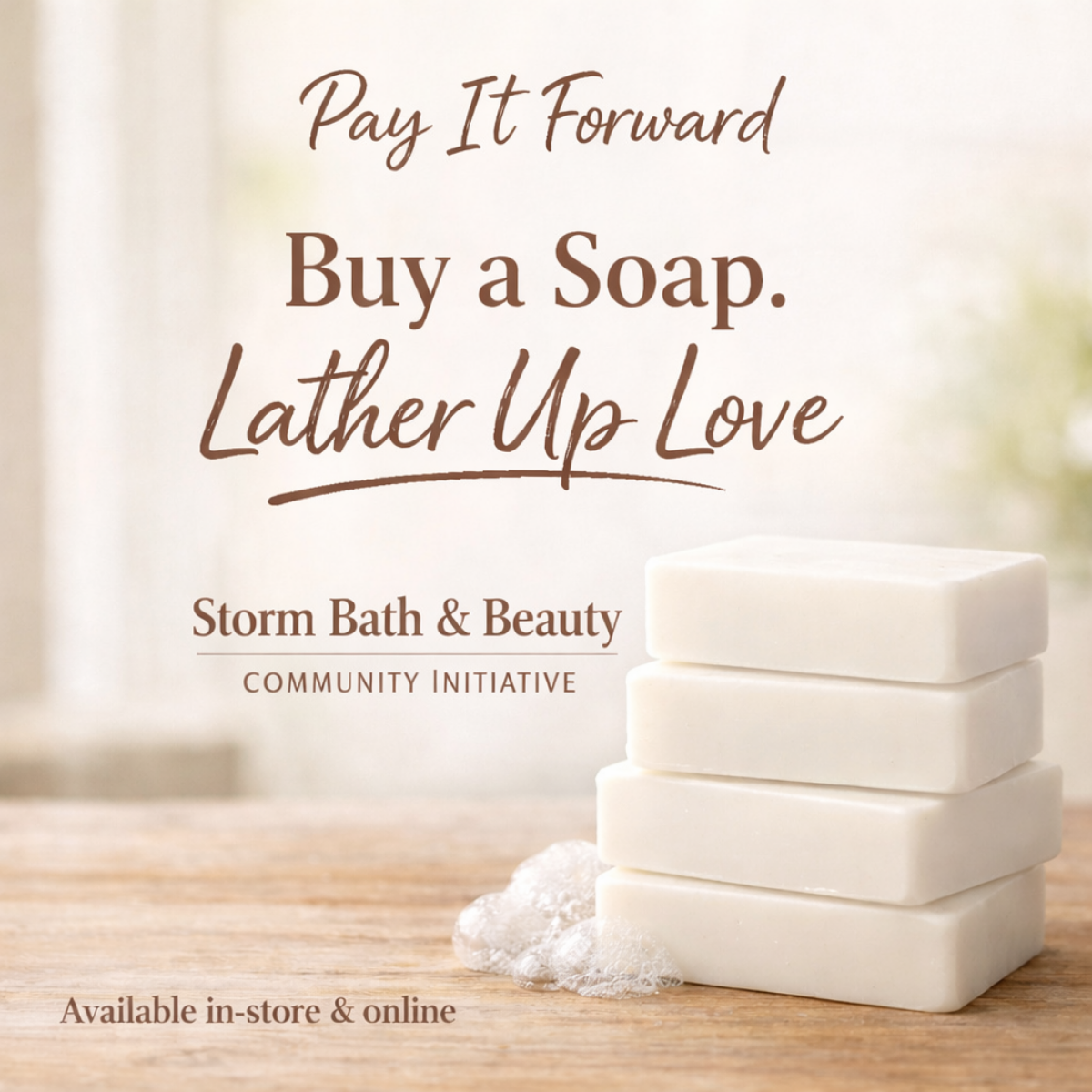 Pay It Forward Soap Donation