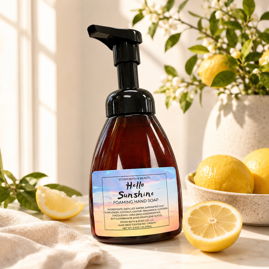 Hello Sunshine Foaming Hand Soap – Bright Citrus & Sunshine Scented Hand Soap