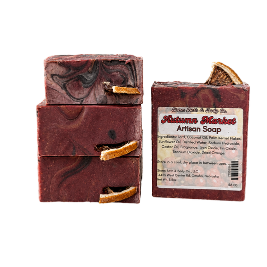 Autumn Market: Cranberry Orange Artisan Soap