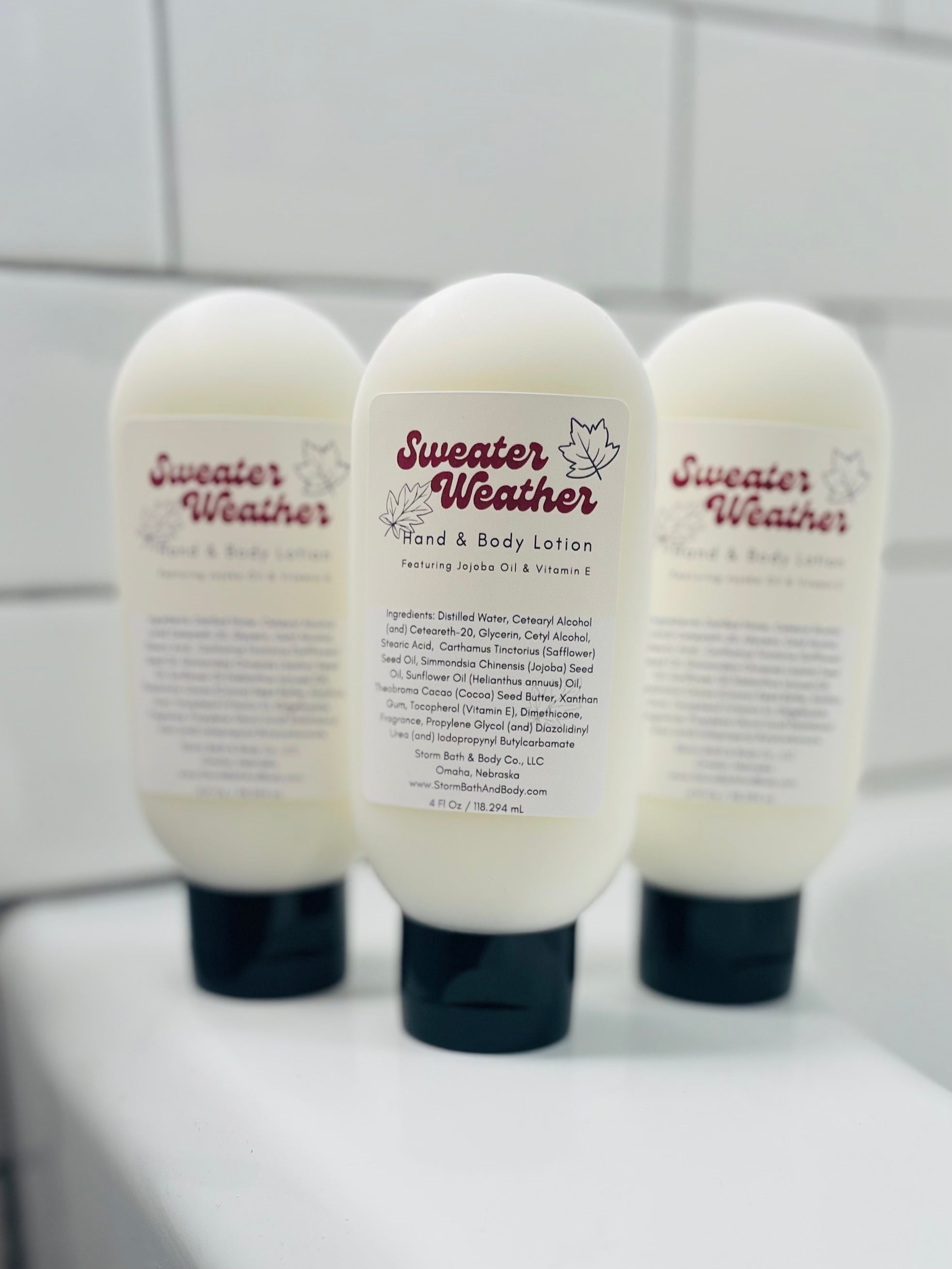 Body Co Hand & Body Lotion - Sweater Weather – Storm Bath & Body Co.
