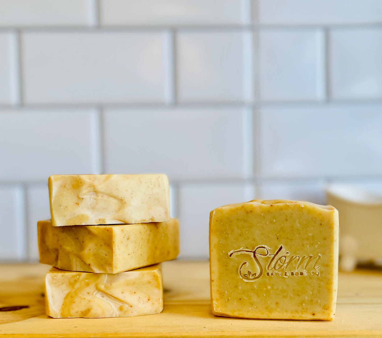 Turmeric + Honey Artisan Soap - No Added Fragrance or Color