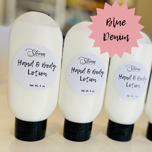 Hand & Body Lotion - Blue Denim