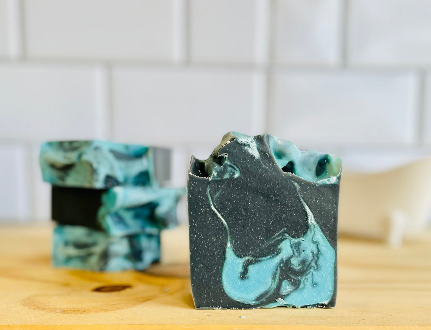 Blue Smoke Artisan Soap with Pumice