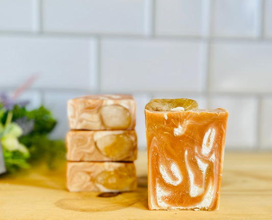 Citrine Gemstone Artisan Cold Process Soap