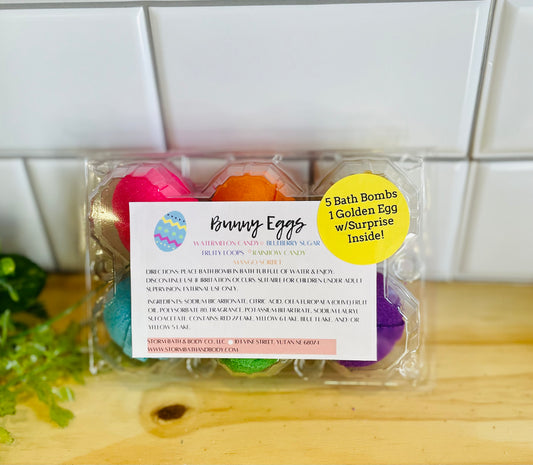 Bunny Egg Bath Bombs