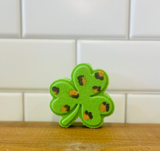 Leopard-Chaun Shamrock Bath Bomb