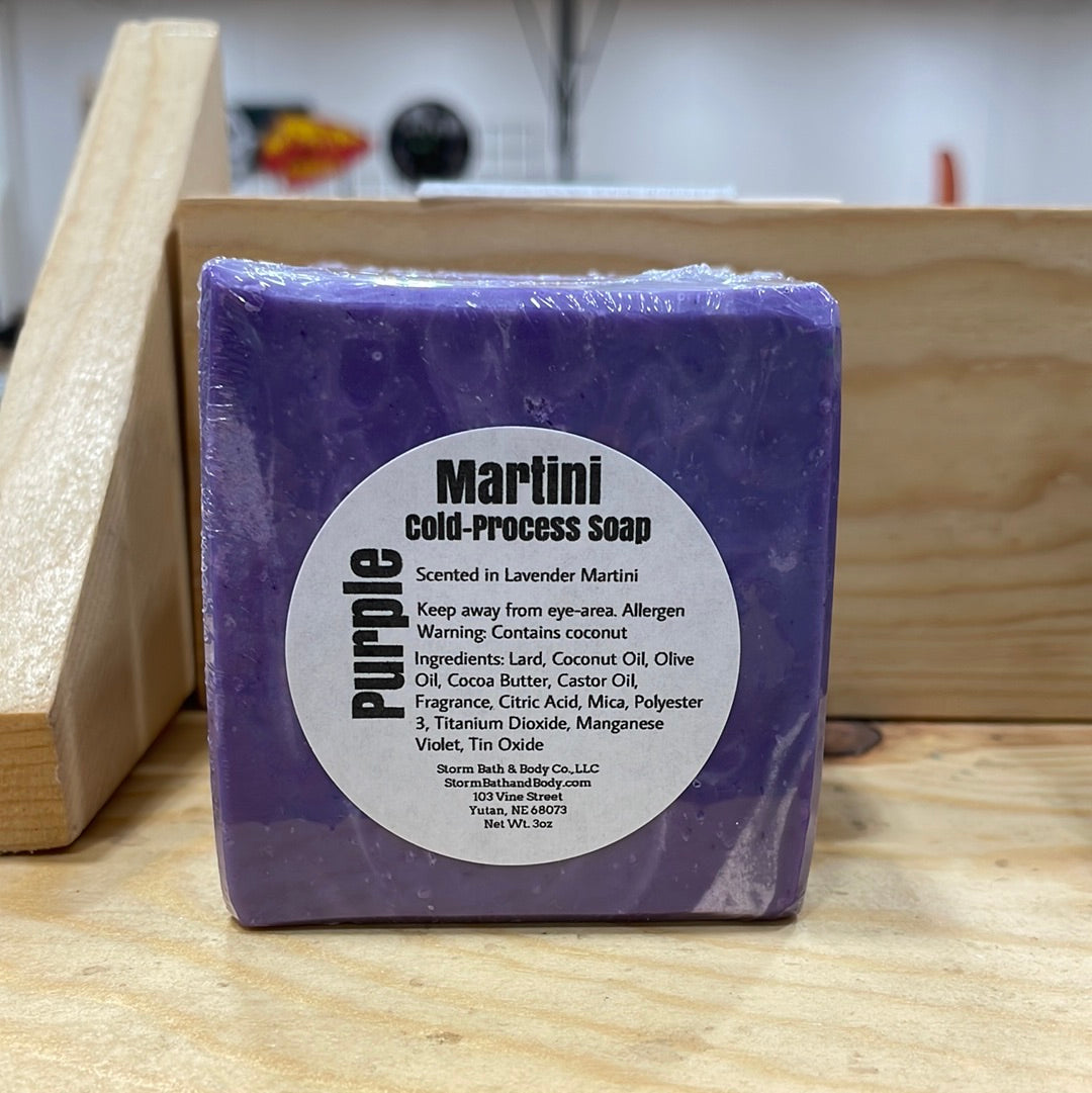 Purple Martini Artisan Soap