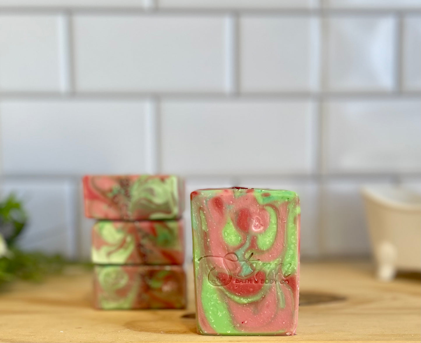 Peach Magnolia Raspberry Artisan Soap