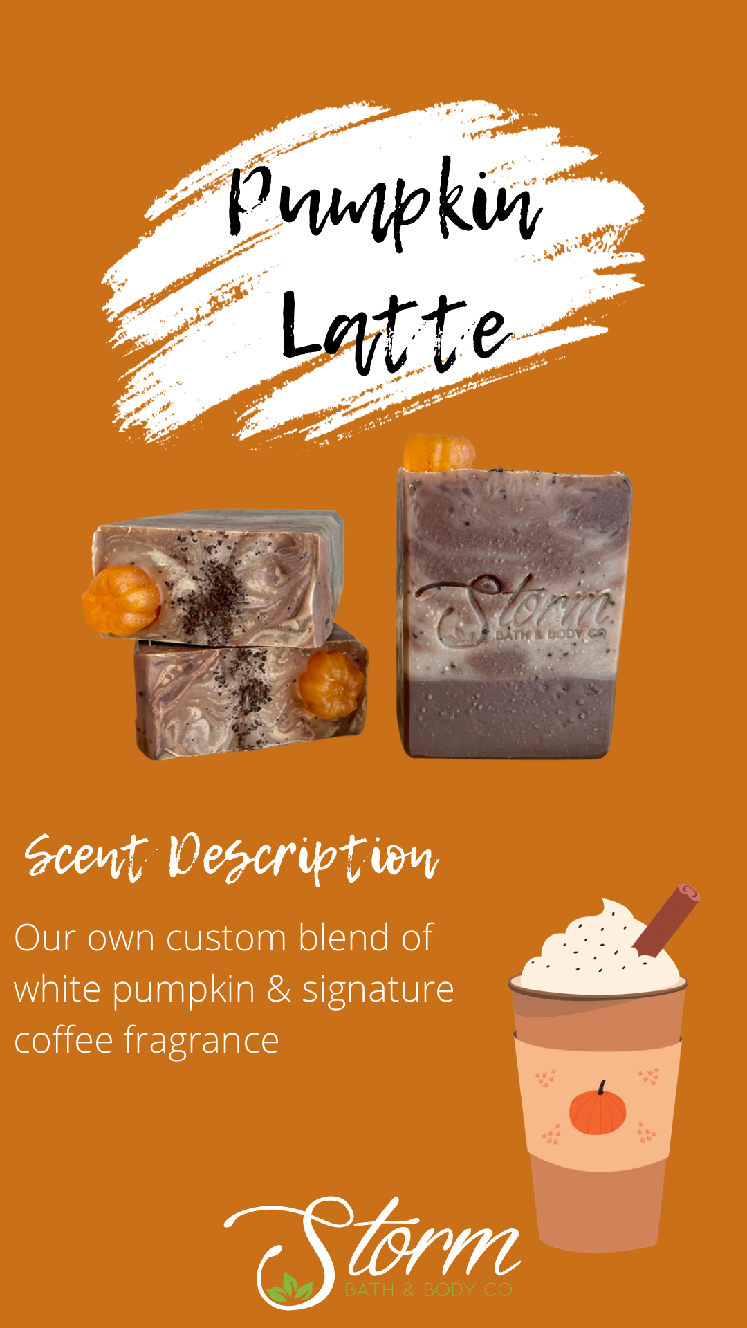 Pumpkin Latte Artisan Soap